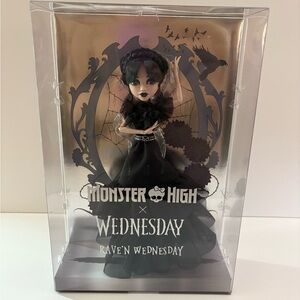 Monster High Rave’n Wednesday Doll NIB